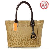 michael kors jet set logo groot bruinen bakken Schooltassen y8kvg106